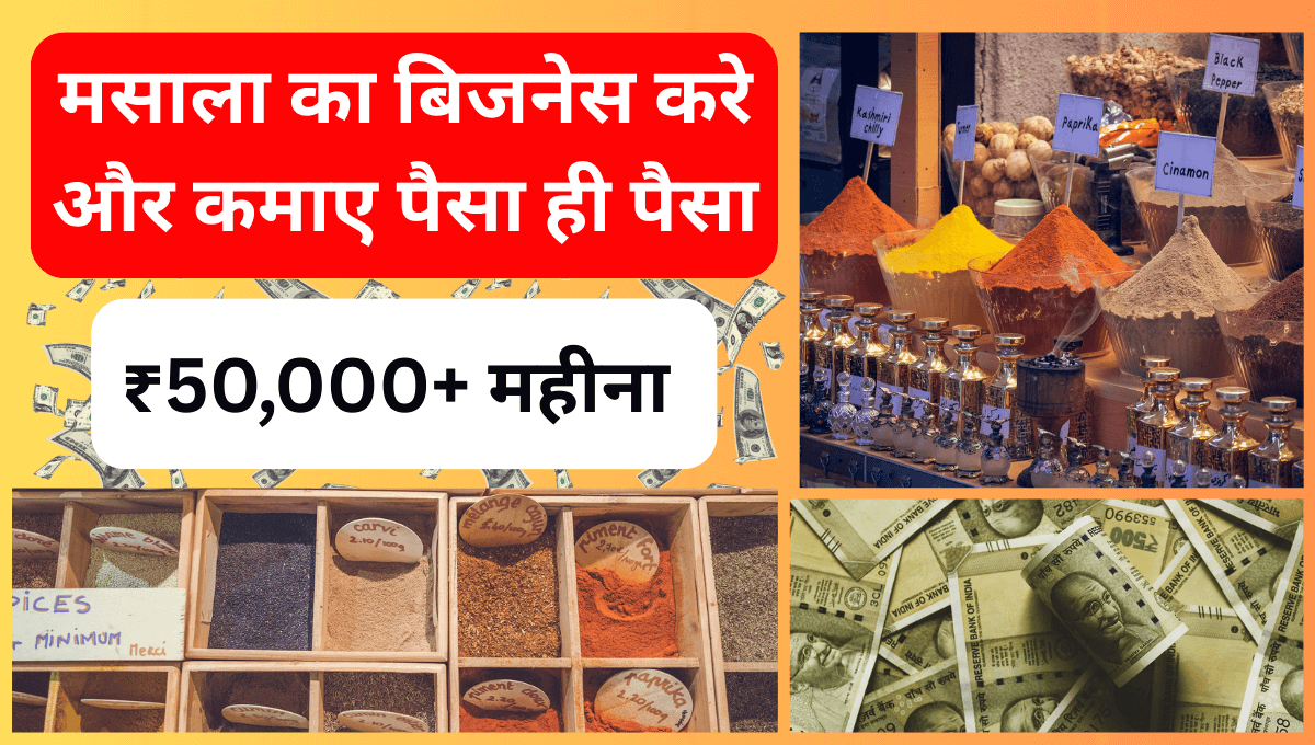 मसाला बिजनेस करके पैसे कैसे कमाए
